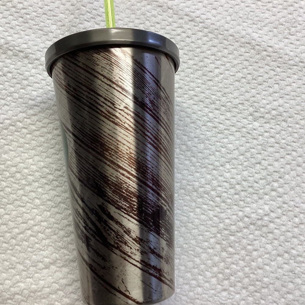 2014‎ Starbucks Coffee Stainless Steel Cold Cup Tumbler Green Dot